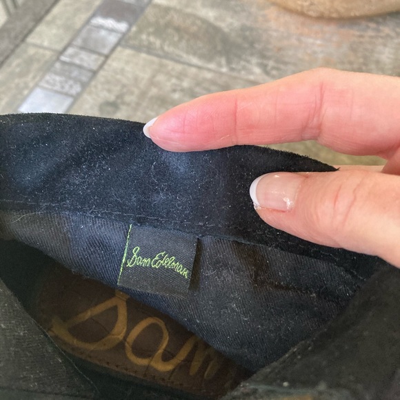 Sam Edelman Black Suede Fringed booties - Picture 4 of 6